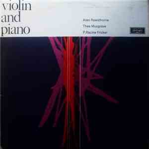 Alan Rawsthorne, Thea Musgrave, P.Racine Fricker - Violin And Piano download mp3 flac