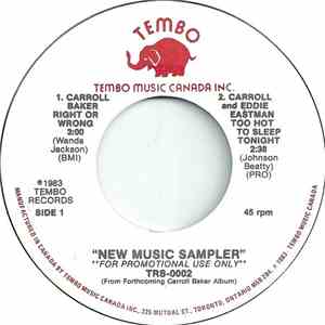 Carroll Baker - New Music Sampler download free