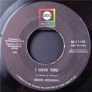 Eddie Holman - I Love You / I Surrender download mp3 flac