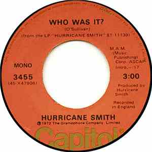 Hurricane Smith - Who Was It? download mp3 flac