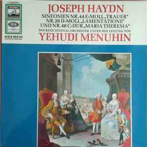 Joseph Haydn, Yehudi Menuhin, Bath Festival Orchestra - Sinfonien Nr. 26,44 & 48 download mp3 flac