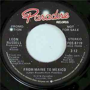 Leon Russell - From Maine To Mexico download mp3 flac
