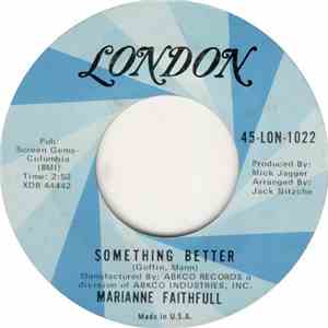 Marianne Faithfull - Something Better / Sister Morphine download mp3 flac