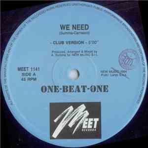 One-Beat-One - We Need download free
