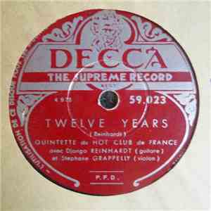 Quintette Du Hot Club De France - Twelve Years / Hungaria download mp3 flac