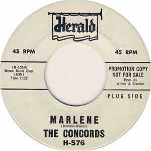 The Concords  - Marlene / Our Love Wasn't Meant To Be download mp3 flac