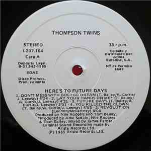 Thompson Twins - Here's To Future Days download mp3 flac